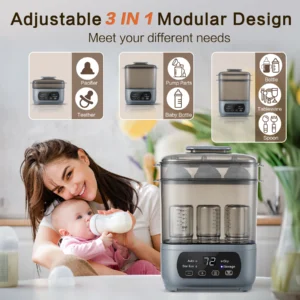 30-Min Dry, 6 Bottles-Bottle Sterilizer-Dryer