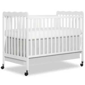 3-in-1 Full-Size Baby Crib-4 Mattress Heights