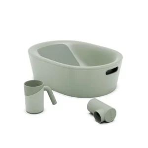 3-Piece Set Baby Bathtub, Rinse Cup & Spout Cover