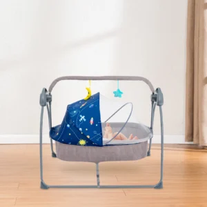 5-Electric Stand Crib-Auto Rocking-Remote Control