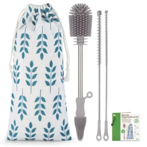 Cleaning Brush Kit For Breast Pumps-Baby Bottles