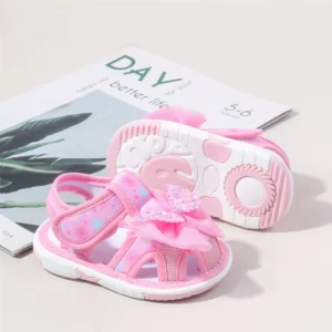 Infant Baby Boys Striped Sneakers Stylish Comfortable Slip-on Shoes with Soft Sole for Toddler Summer Outfits