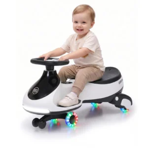 12V Electric Wiggle Car-W/Pedal-Music-Anti-Rollover