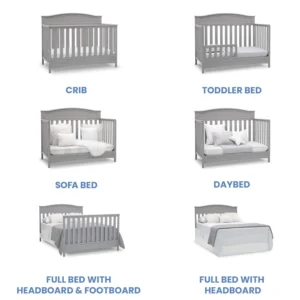 4-in-1 Convertible Baby Crib