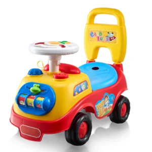 Toddler Ride On-Push Car-Music Steering Wheel